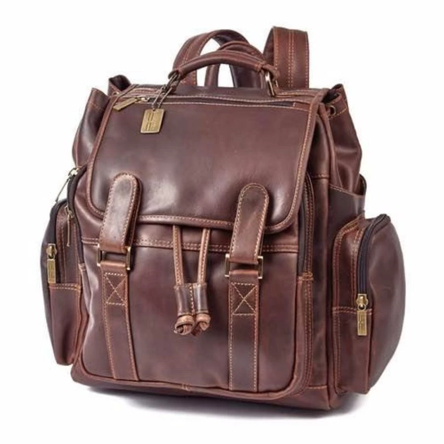 Claire Chase Legendary Jumbo Backpack Dark Brown 9 Claire Chase Legendary Jumbo Backpack Dark Brown - Image 7
