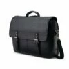 Samsonite Classic Leather Flapover Briefcase -SAMSONITE Store 1260401041 Flapover Front Shoulder Strap