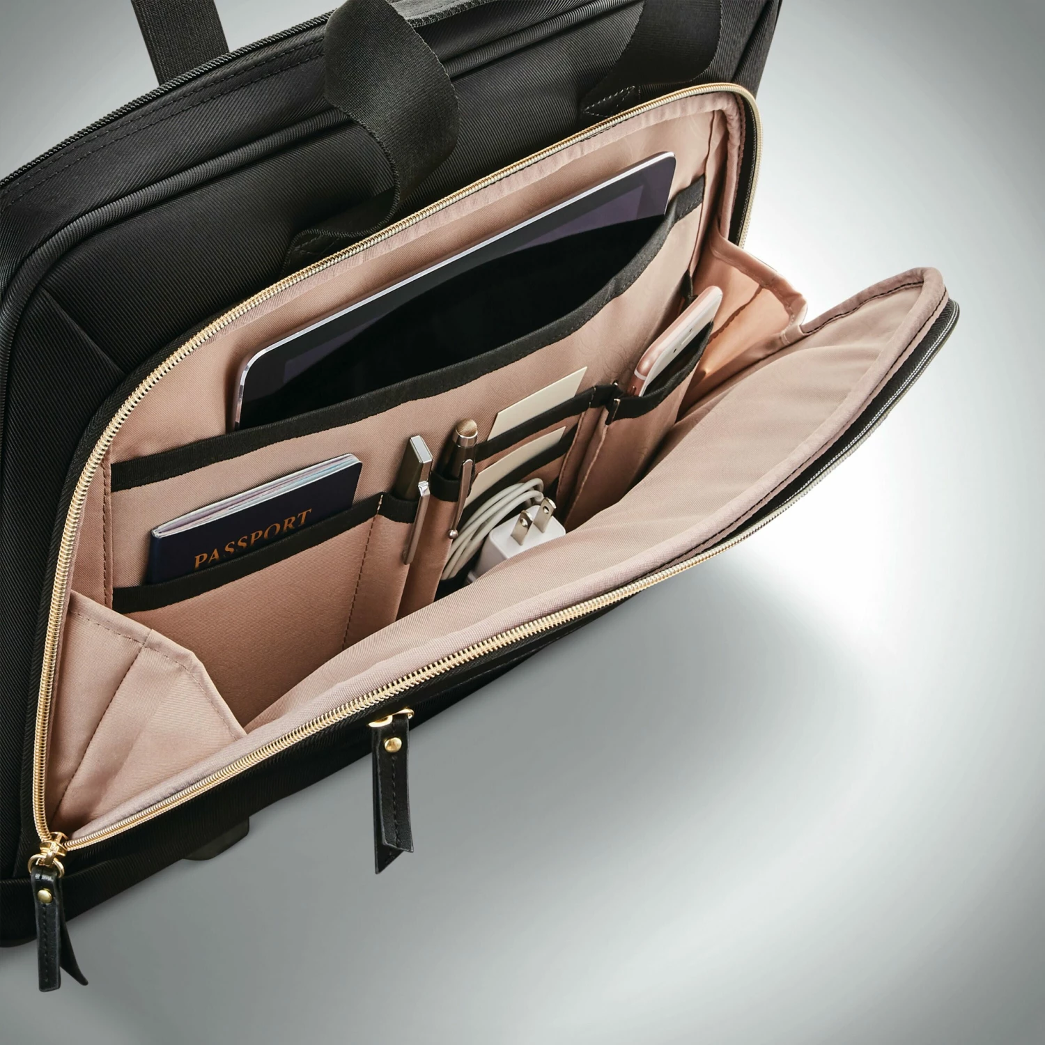 Samsonite Mobile Solution Upright Wheeled Mobile Office Black 7 Samsonite Mobile Solution Upright Wheeled Mobile Office Black - Image 5