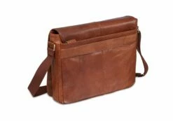 Mancini Arizona Messenger Bag For 15 Inch Laptop / Tablet -SAMSONITE Store 1410 01 Cognac 3 1