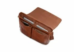 Mancini Arizona Messenger Bag For 15 Inch Laptop / Tablet -SAMSONITE Store 1410 01 Cognac Detail1
