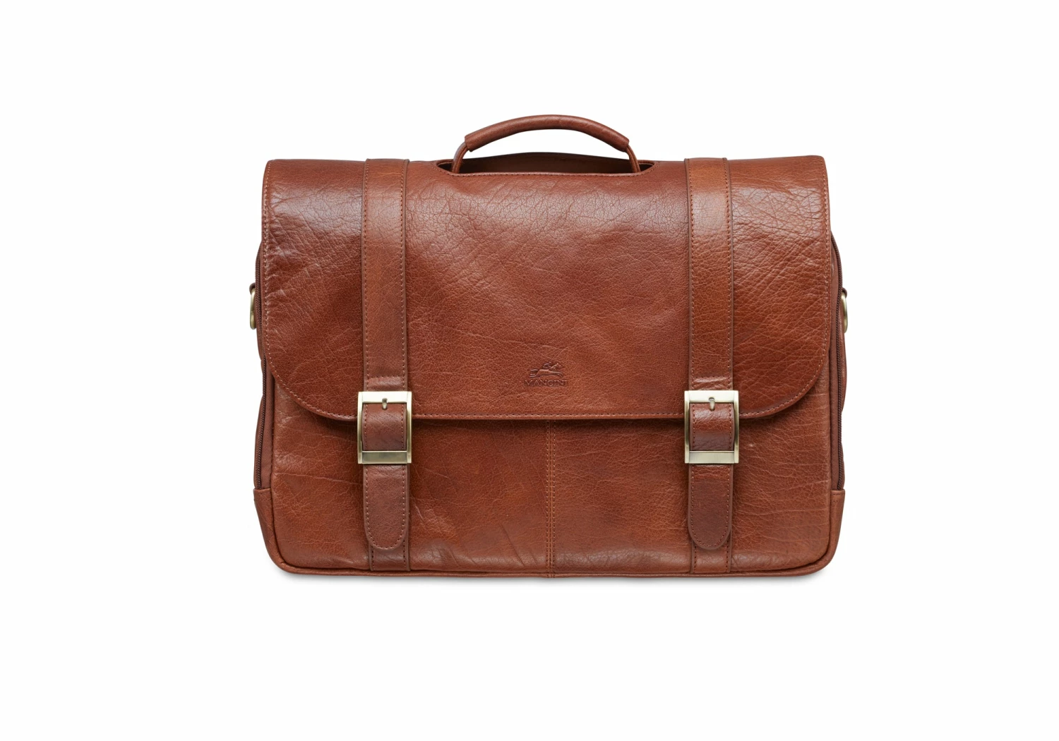 Mancini Arizona Double Compartment Flapover Briefcase For 15.6'' Laptop 3 Mancini Arizona Double Compartment Flapover Briefcase For 15.6'' Laptop