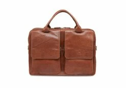 Mancini Arizona Double Compartment Briefcase For 15.6'' Laptops