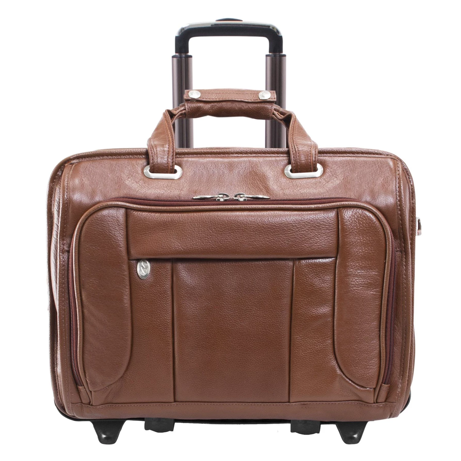 McKlein USA West Town 15.6" Leather Fly Through Checkpoint Friendly Detachable Wheeled Laptop Briefcase Assorted Colors 5 McKlein USA West Town 15.6" Leather Fly Through Checkpoint Friendly Detachable Wheeled Laptop Briefcase Assorted Colors - Image 3