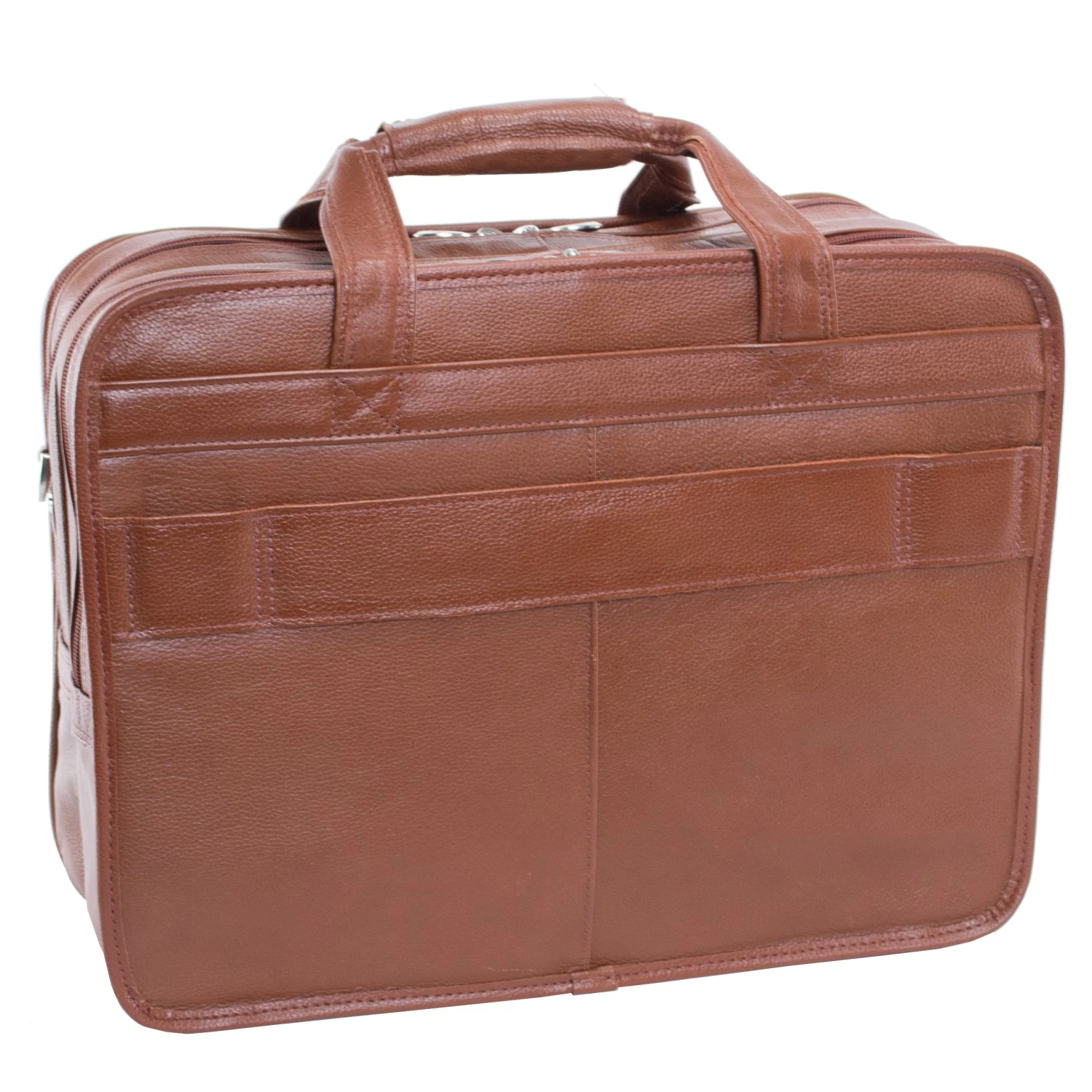 McKlein USA West Town 15.6" Leather Fly Through Checkpoint Friendly Detachable Wheeled Laptop Briefcase Assorted Colors 9 McKlein USA West Town 15.6" Leather Fly Through Checkpoint Friendly Detachable Wheeled Laptop Briefcase Assorted Colors - Image 7