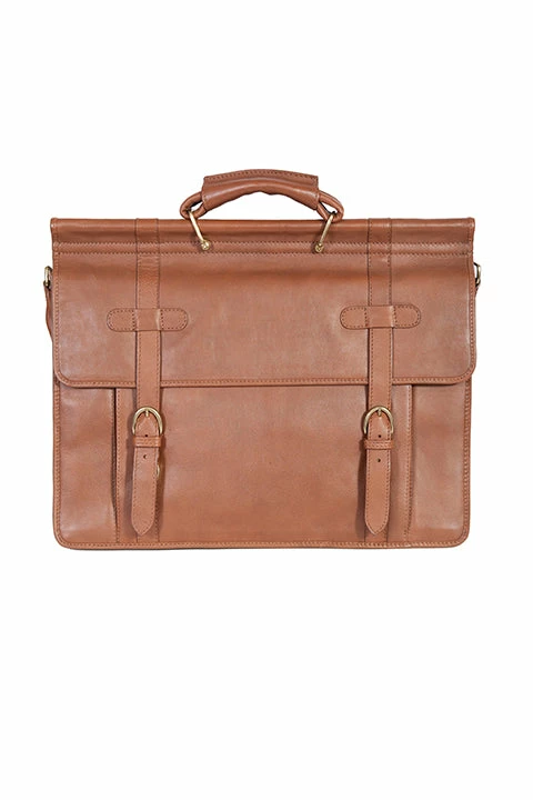 Scully Overnight Leather Workbag 3 Scully Overnight Leather Workbag