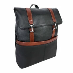 McKlein 17" Leather Two-Tone Flap-Over Laptop & Tablet Backpack -SAMSONITE Store 18472 1