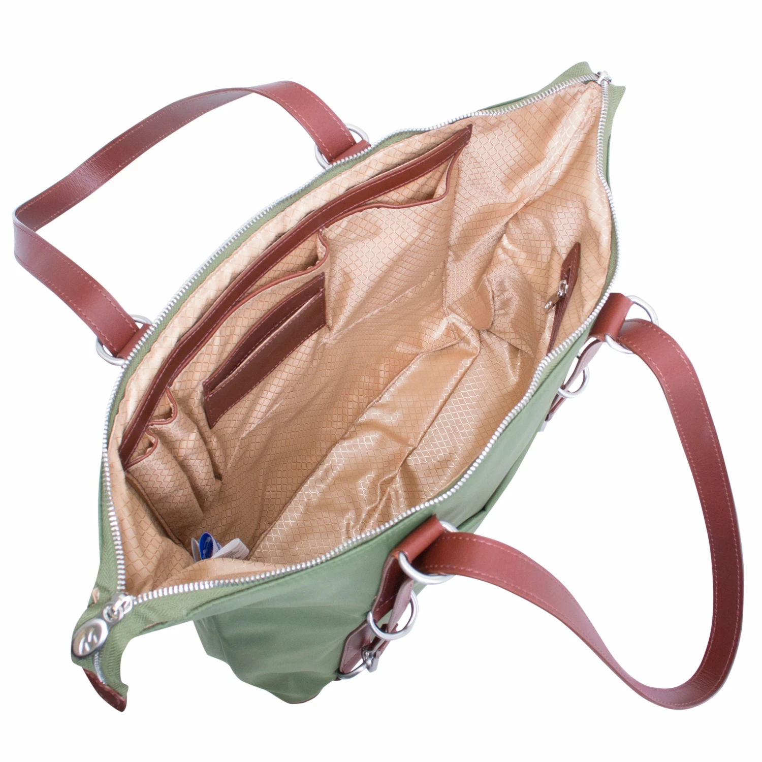 McKlein USA Dylan 3-In-1 Nylon Convertible Backpack Tote Assorted Colors 5 McKlein USA Dylan 3-In-1 Nylon Convertible Backpack Tote Assorted Colors - Image 3