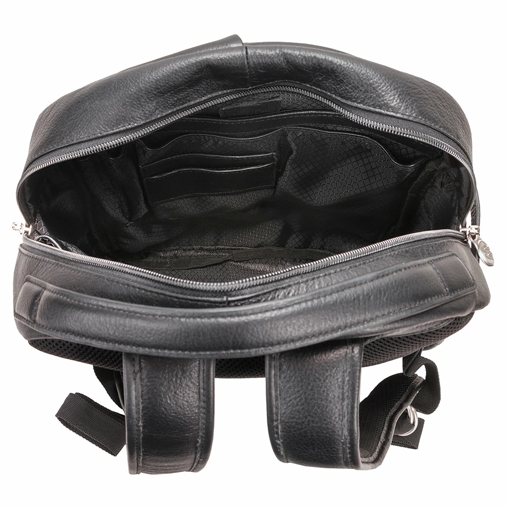 McKlein 15" Leather Business Casual Laptop & Tablet Backpack 8 McKlein 15" Leather Business Casual Laptop & Tablet Backpack - Image 6