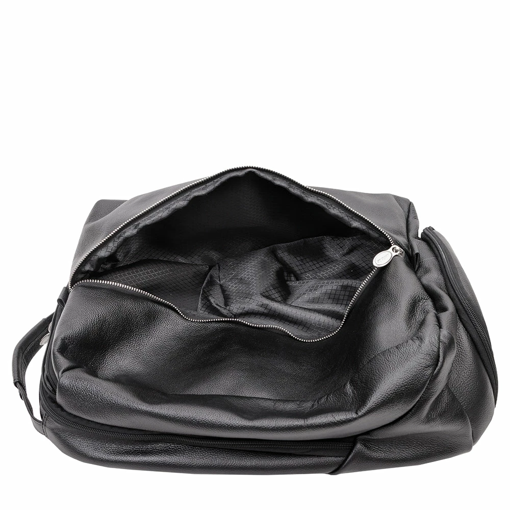 McKlein 17" Leather Carry-All Laptop & Tablet Overnight Backpack 11 McKlein 17" Leather Carry-All Laptop & Tablet Overnight Backpack - Image 9