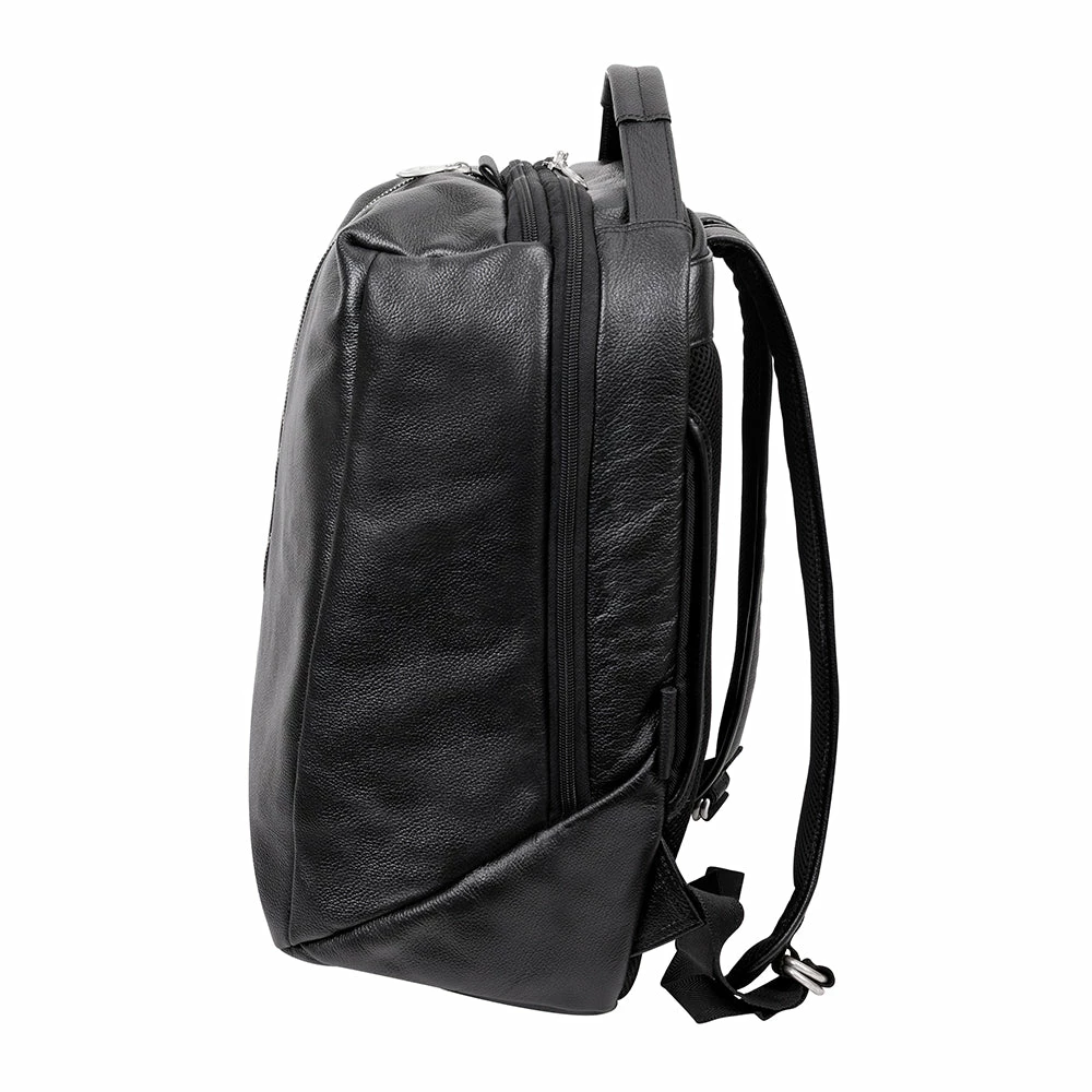 McKlein 17" Leather Carry-All Laptop & Tablet Overnight Backpack 16 McKlein 17" Leather Carry-All Laptop & Tablet Overnight Backpack - Image 14