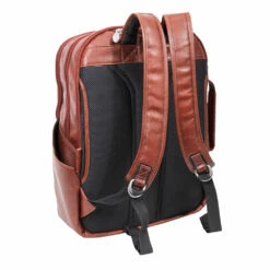 McKlein 17" Leather Triple Compartment Carry-All Laptop Weekend Backpack 19 McKlein 17" Leather Triple Compartment Carry-All Laptop Weekend Backpack -SAMSONITE Store 18894 3