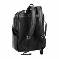 McKlein 17" Leather Triple Compartment Carry-All Laptop Weekend Backpack 25 McKlein 17" Leather Triple Compartment Carry-All Laptop Weekend Backpack -SAMSONITE Store 18895 3