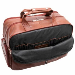 McKlein 22" Leather Triple Compartment Carry-All Laptop Duffel -SAMSONITE Store 18904 2a