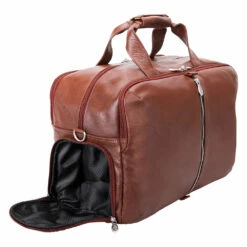 McKlein 22" Leather Triple Compartment Carry-All Laptop Duffel -SAMSONITE Store 18904 2b