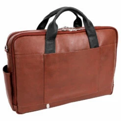 McKlein 17" Leather Two-Tone Dual-Compartment Laptop Briefcase 16 McKlein 17" Leather Two-Tone Dual-Compartment Laptop Briefcase -SAMSONITE Store 19100 3