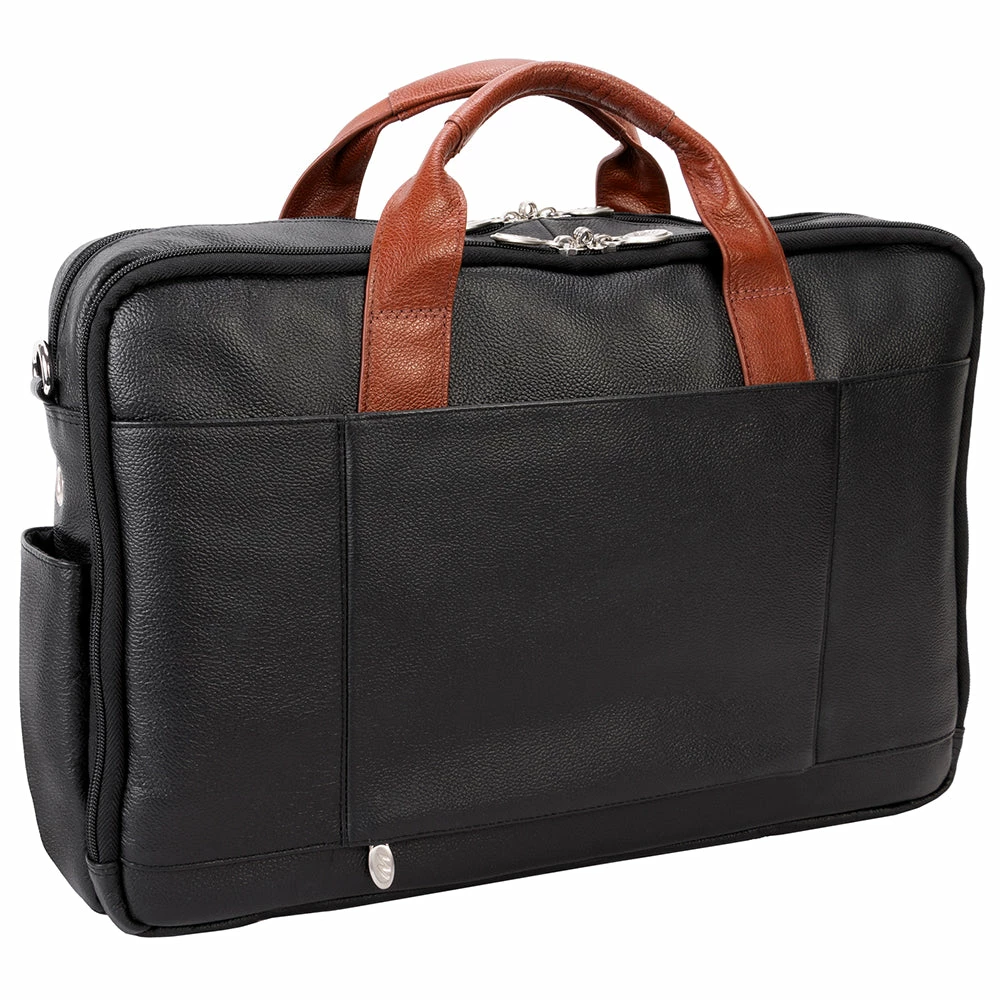 McKlein 17" Leather Two-Tone Dual-Compartment Laptop Briefcase 12 McKlein 17" Leather Two-Tone Dual-Compartment Laptop Briefcase - Image 11