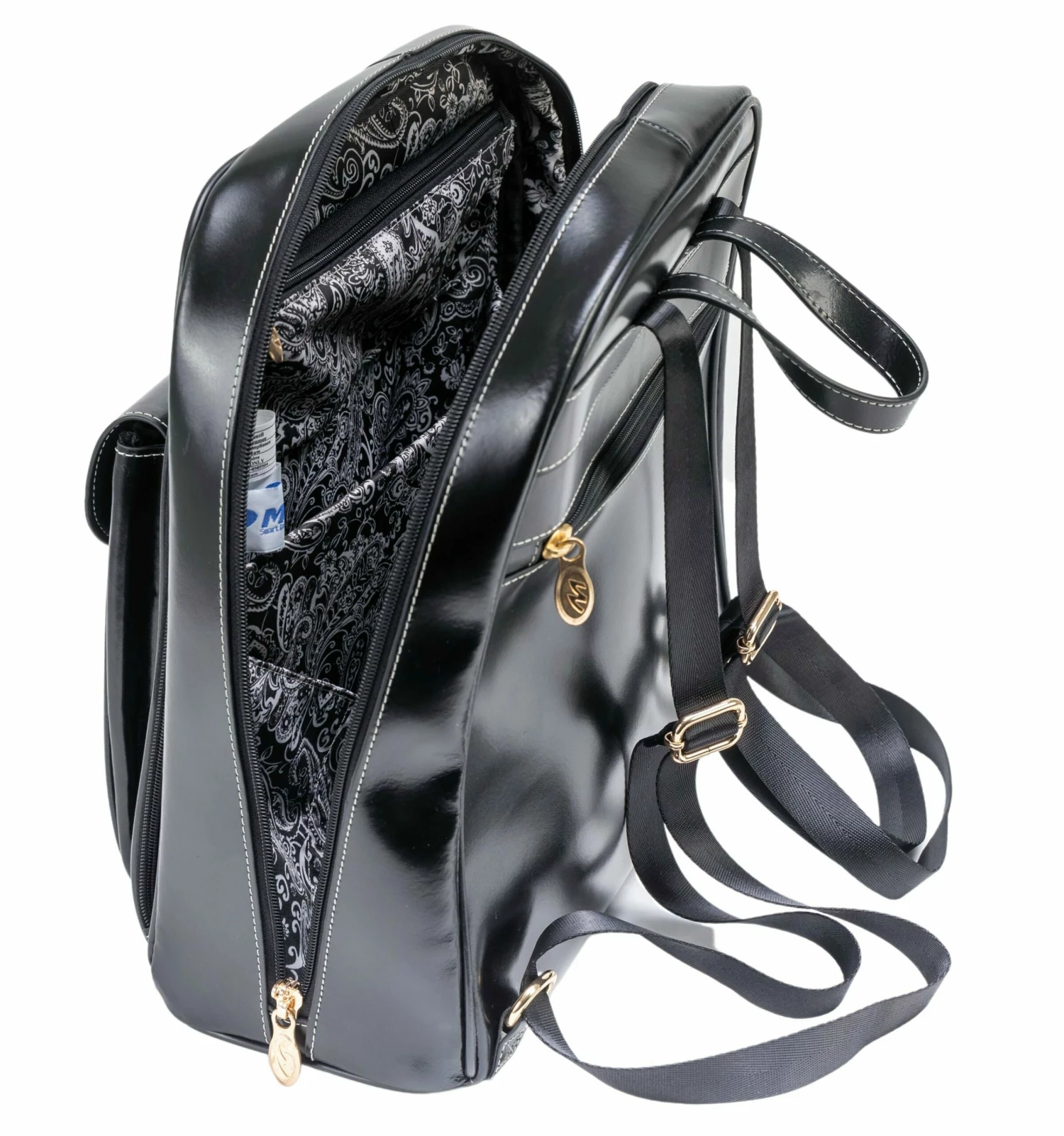 Mcklein MADISON | 11" Leather Business Laptop Tablet Backpack 5 Mcklein MADISON | 11" Leather Business Laptop Tablet Backpack - Image 3