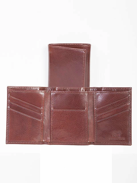 Scully Italian Leather Tri-Fold Wallet Assorted Colors 5 Scully Italian Leather Tri-Fold Wallet Assorted Colors - Image 3