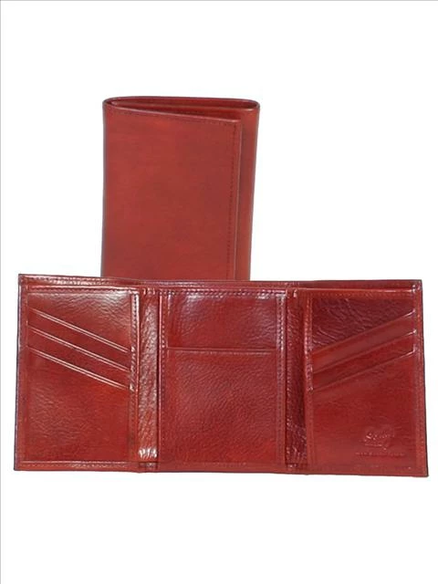Scully Italian Leather Tri-Fold Wallet Assorted Colors 4 Scully Italian Leather Tri-Fold Wallet Assorted Colors - Image 2