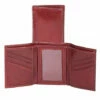 Scully Italian Leather Tri-Fold Wallet W/ ID Window Assorted Colors