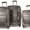 Samsonite Winfield 2 Fashion Spinner 3 Pc Hardside Set -SAMSONITE Store 2116 charcoal group