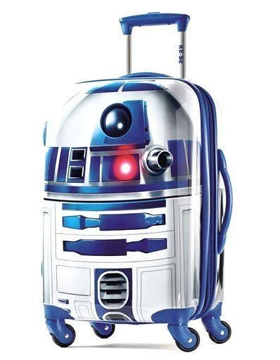 American Tourister Star Wars 21" Hardside Spinner Blue R2D2 3 American Tourister Star Wars 21" Hardside Spinner Blue R2D2