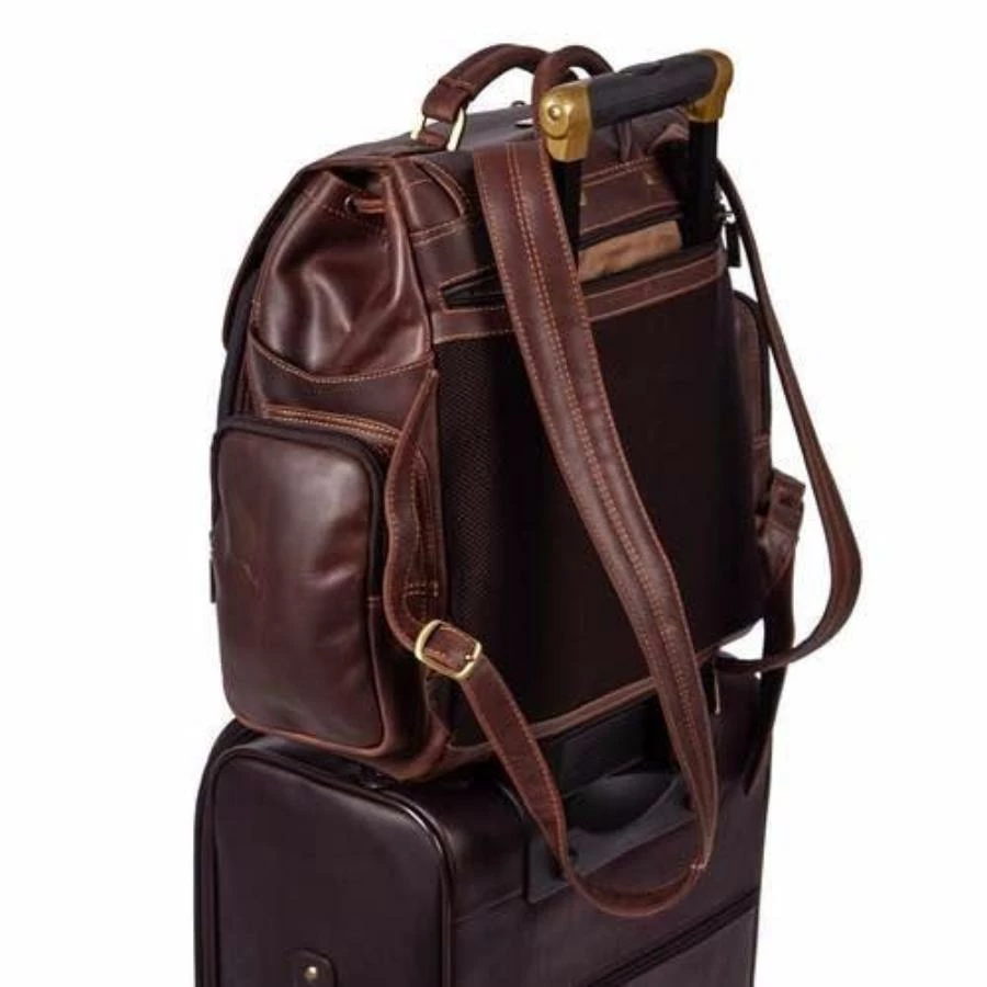 Claire Chase Legendary Jumbo Backpack Dark Brown 10 Claire Chase Legendary Jumbo Backpack Dark Brown - Image 8