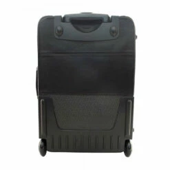 Piel Leather 22" Wheeled Traveler Case Assorted Colors -SAMSONITE Store 22in WHEELED TRAVELER black back
