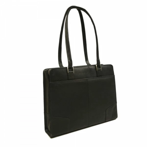 Piel Leather Hardside Shoulder Tote Bag 5 Piel Leather Hardside Shoulder Tote Bag - Image 3