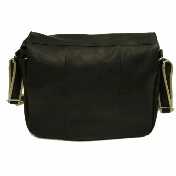 Piel Leather Expandable Messenger Bag 4 Piel Leather Expandable Messenger Bag - Image 2
