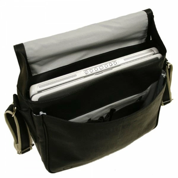 Piel Leather Expandable Messenger Bag 7 Piel Leather Expandable Messenger Bag - Image 5