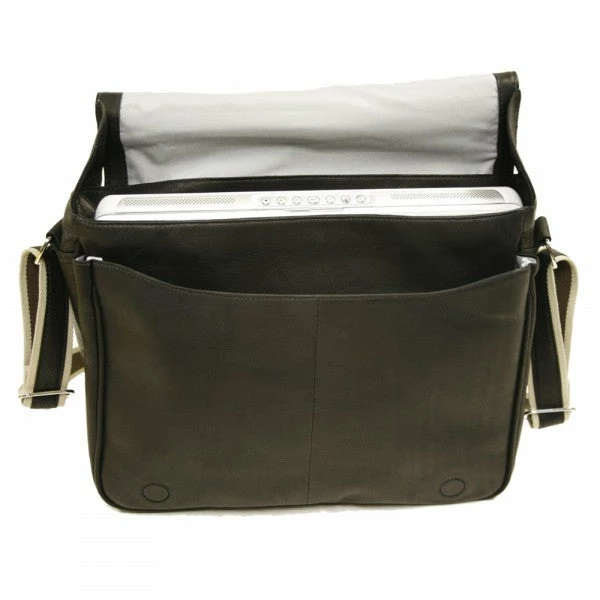 Piel Leather Expandable Messenger Bag 6 Piel Leather Expandable Messenger Bag - Image 4