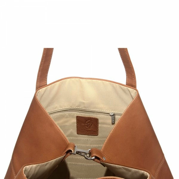 Piel Leather Large Open Multi Purpose Tote Bag 7 Piel Leather Large Open Multi Purpose Tote Bag - Image 5