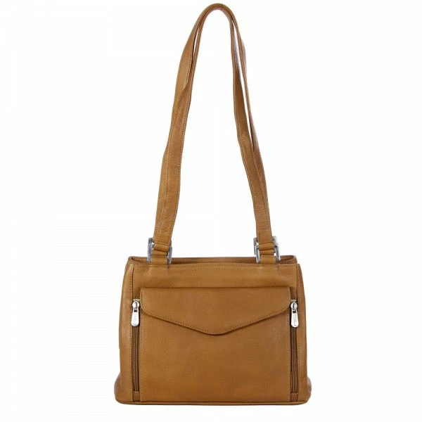 Piel Leather Double Compartment Shoulder Bag 9 Piel Leather Double Compartment Shoulder Bag - Image 7
