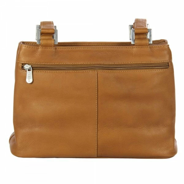 Piel Leather Double Compartment Shoulder Bag 4 Piel Leather Double Compartment Shoulder Bag - Image 2