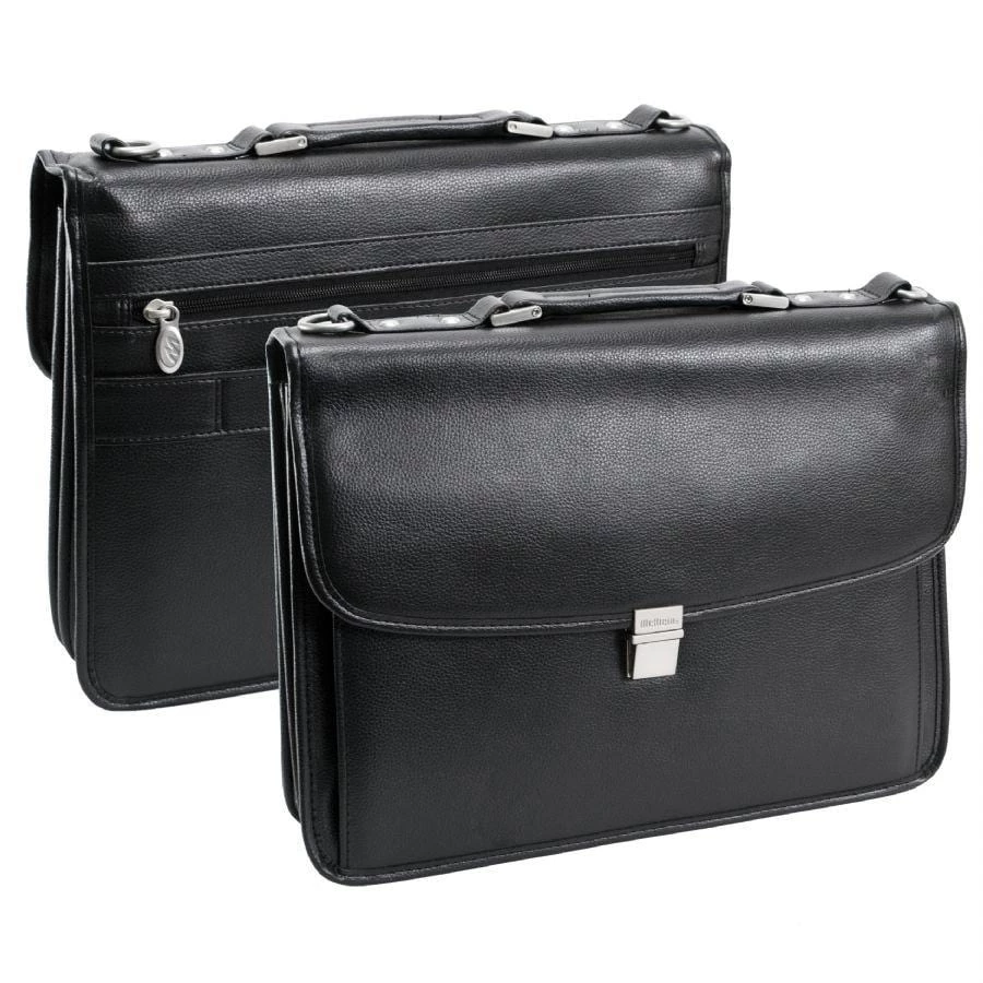McKlein USA Chicago 15.6" Nylon Patented Detachable Wheeled Laptop Overnight With Removable Briefcase Black 9 McKlein USA Chicago 15.6" Nylon Patented Detachable Wheeled Laptop Overnight With Removable Briefcase Black - Image 7