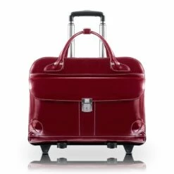 McKlein USA Lakewood Leather Fly Through Ladies Briefcase Assorted Colors -SAMSONITE Store 32Gxj5sg