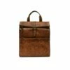 Boconi Darius Rolltop Backpack Brown