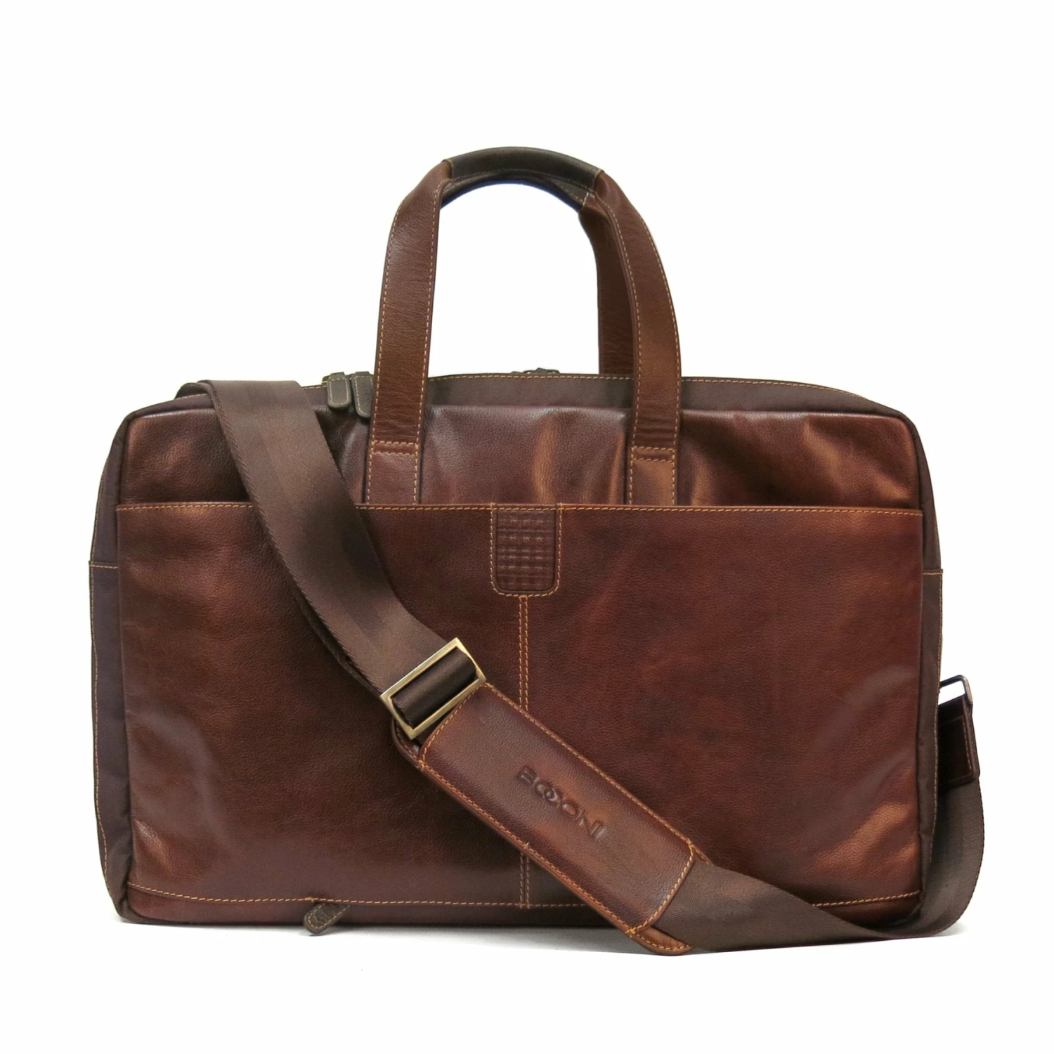 Boconi Garth Hold All Traveler Bag Brown 3 Boconi Garth Hold All Traveler Bag Brown