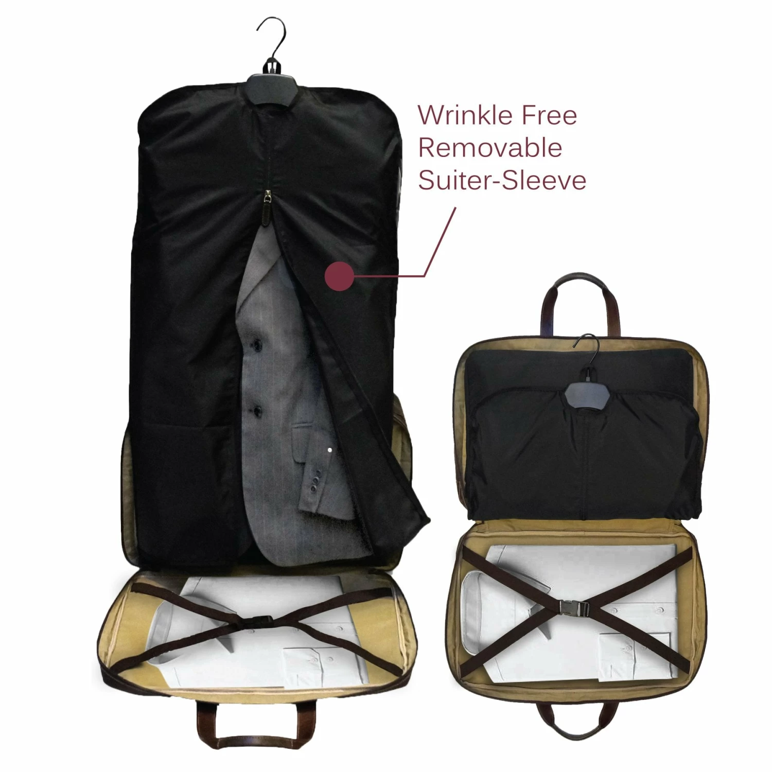 Boconi Garth Hold All Traveler Bag Brown 9 Boconi Garth Hold All Traveler Bag Brown - Image 7