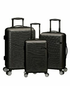 Rockland Skyline 3Pc Non Expandable Luggage Set -SAMSONITE Store 3U3McDEH