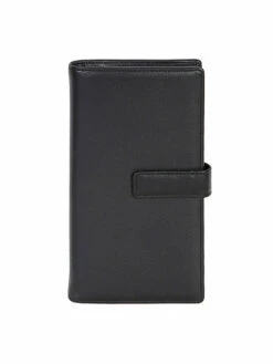 Scully Ladies Leather Tab Clutch Wallet