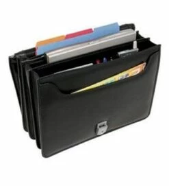 McKlein USA River North 15.4" Leather Triple Compartment Laptop Briefcase Black 8 McKlein USA River North 15.4" Leather Triple Compartment Laptop Briefcase Black -SAMSONITE Store 43555 2l