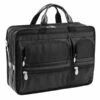 McKlein USA Hubbard Nylon Double Compartment Laptop Case Black -SAMSONITE Store 58435 1