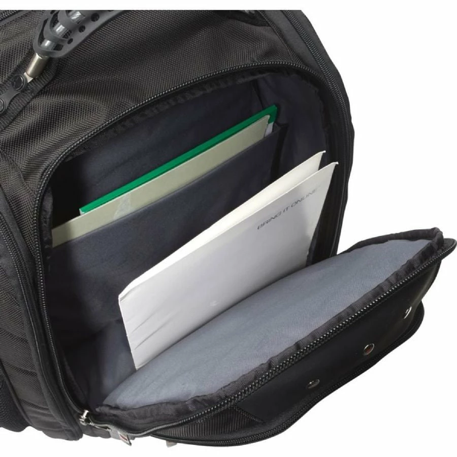 Mancini Backpack For 17" Laptop Computer Black 7 Mancini Backpack For 17" Laptop Computer Black - Image 5