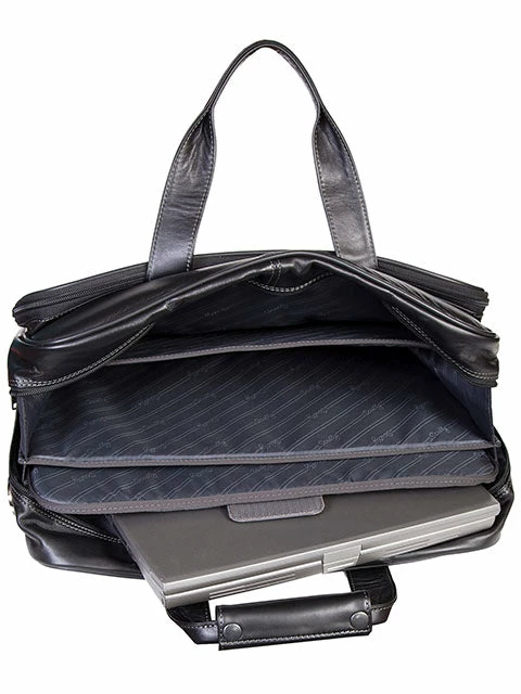 Scully Leather Computer Brief 4 Scully Leather Computer Brief - Image 2