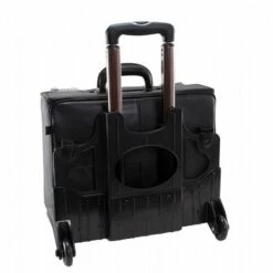 McKlein USA Sheridan Leather 17" Detachable Wheeled Catalog Case Black -SAMSONITE Store 63 wcvnhixxtr7lsbiq6