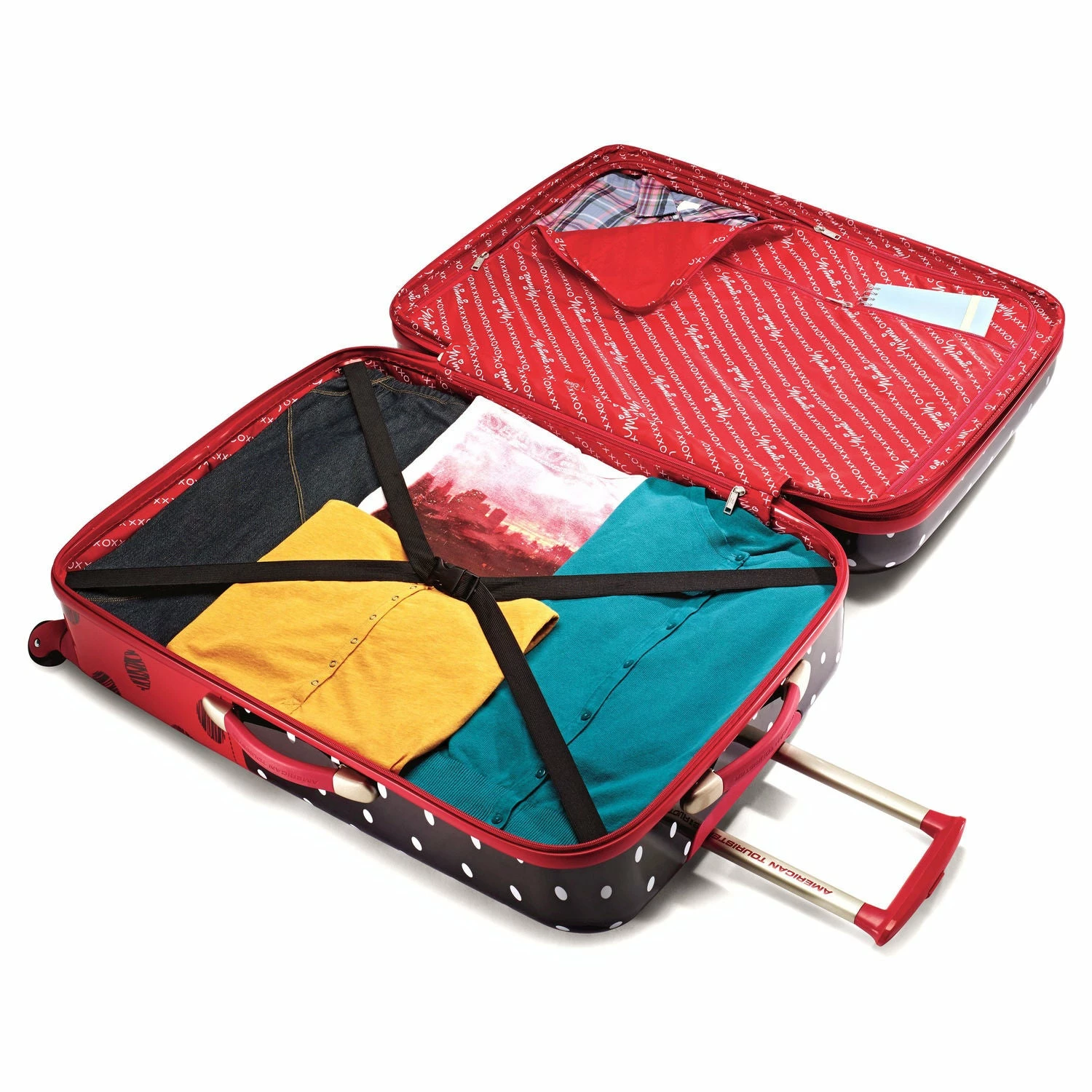 American Tourister Disney Minnie Mouse Red Bow Hard-side Spinner 21" 5 American Tourister Disney Minnie Mouse Red Bow Hard-side Spinner 21" - Image 3