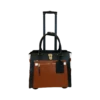 Cabrelli Laura Lock Carry On Rollerbrief Black/Cognac/White -SAMSONITE Store 71702OU BCW 1Front